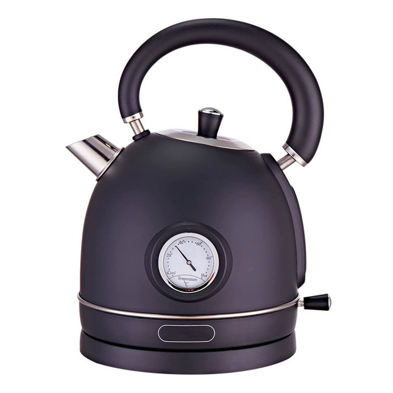 retro water kettle tea kettle electric kettle With thermometer show temperature