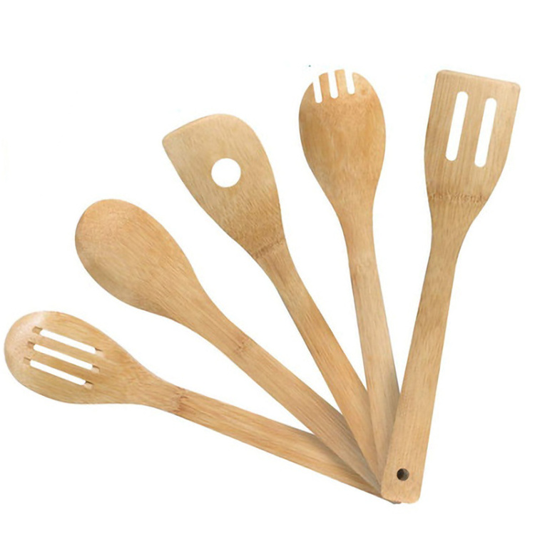 Chinese factory direct sale custom kitchen utensil set hot selling bamboo cooking gadget