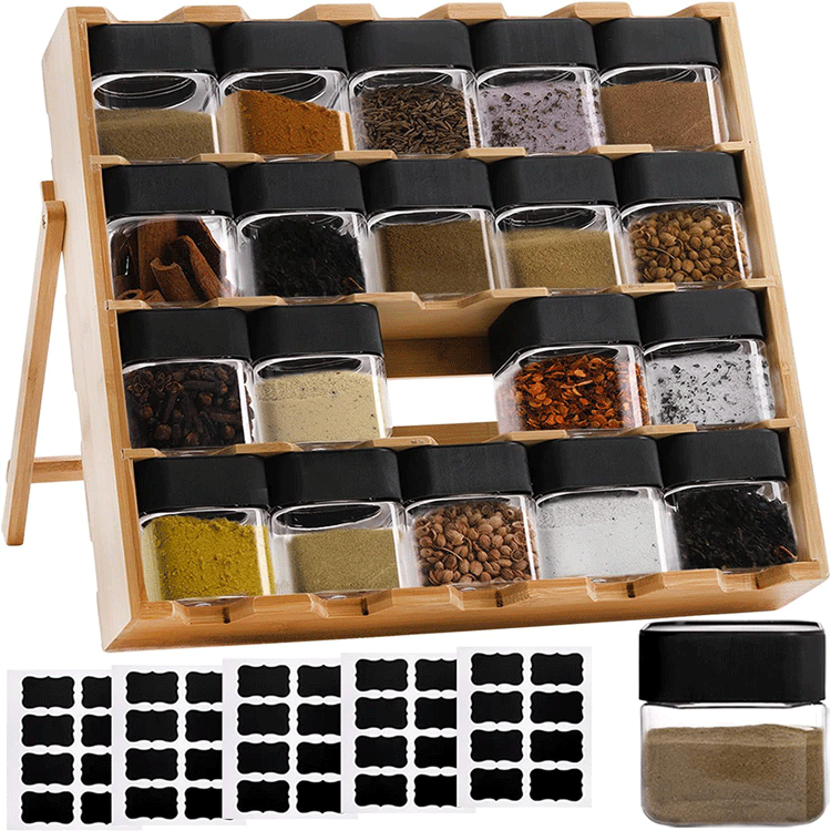 Professional seasoning storage rack household spice drawer organizer shelving units