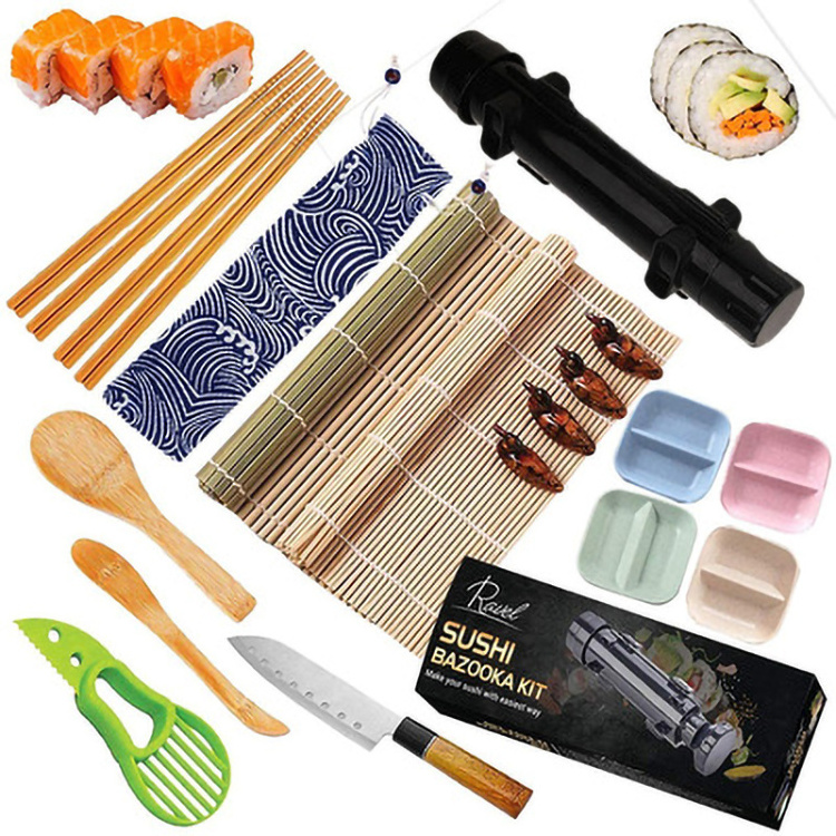 Wholesale high quality suzumo sushi making machine set premium bamboo sushi machine