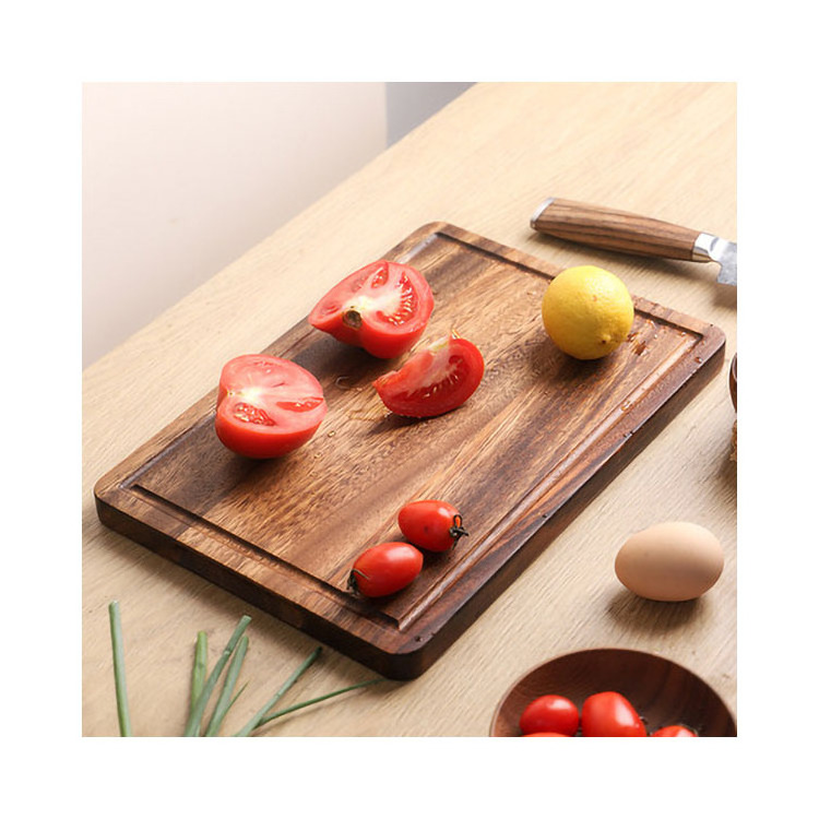 Wholesale high quality beech walnut acacia wooden cutting boards kitchen bamboo chopping blocks