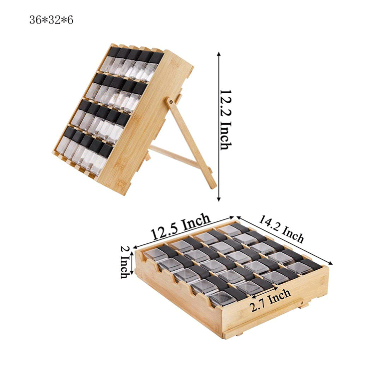 Professional seasoning storage rack household spice drawer organizer shelving units