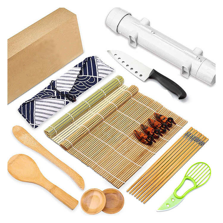 Wholesale high quality suzumo sushi making machine set premium bamboo sushi machine