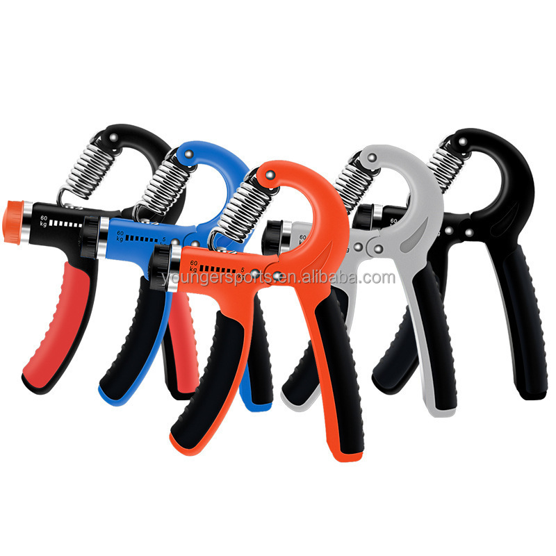 China hot sale durable quality hand-muscle gym machine R shape hand gripper training spring-grip wrist developer