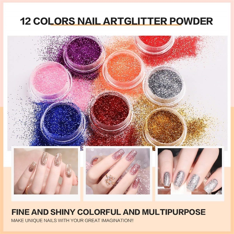 Hot Manicure Set Nail Acrylic Kit With Clipper File Acrylic Powder Glitter Liquid Brushes Acrylic Nail Set Professional Powder