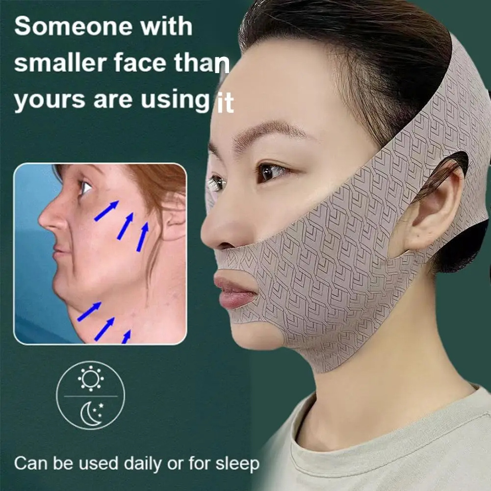 Hot Sale V Line Face Slimming Strap Double Chin Reducer Face Lifting face mask Sculpting Sleep  Facial Slimming Strap