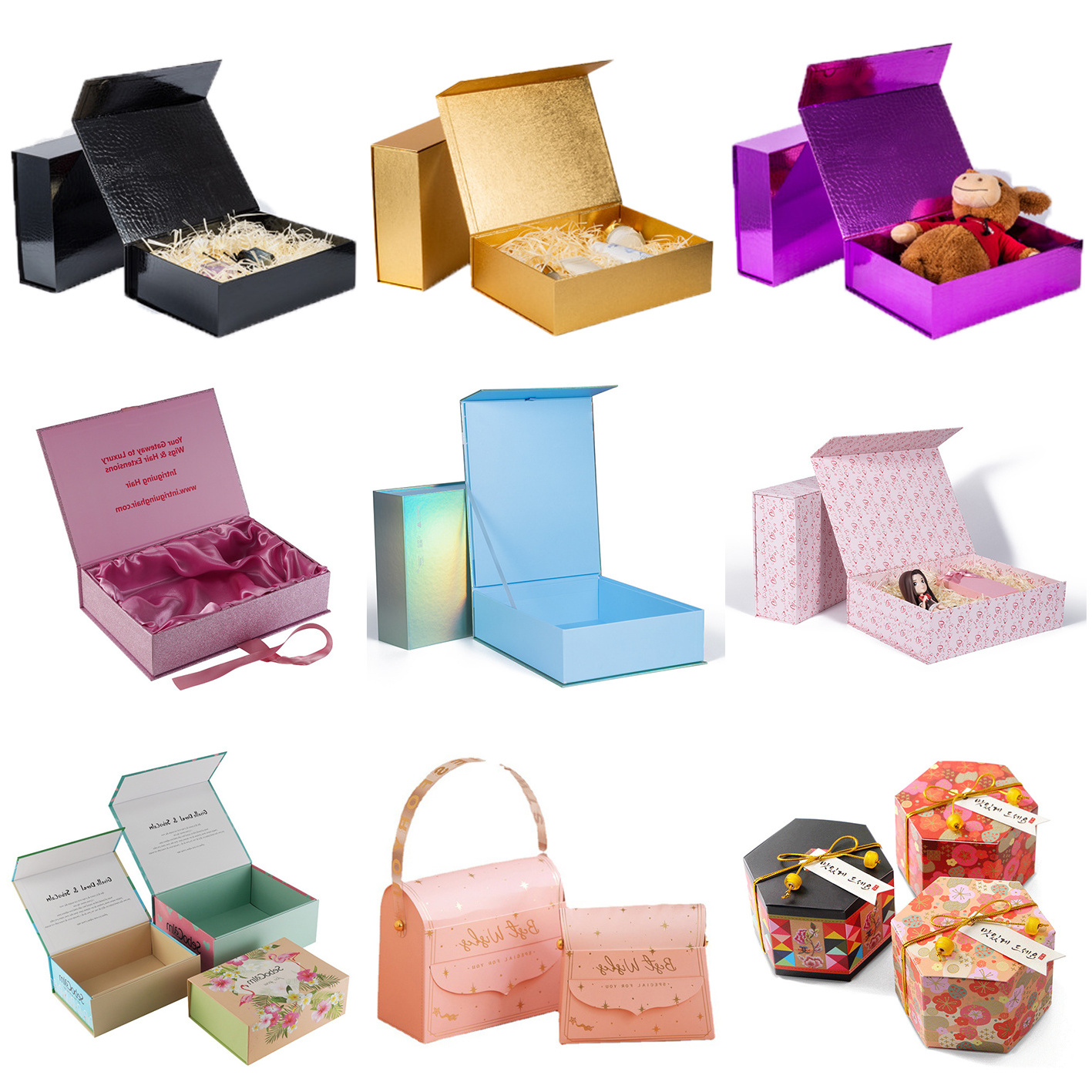 Custom Logo Gift Packaging Boxes Perfume Promise Gift Case Hardboard Paper Case Present Gift Boxes