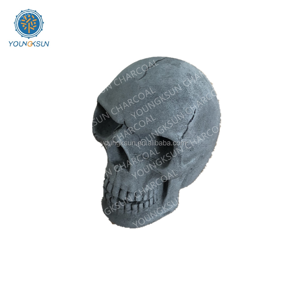 YKS Skull bbq charcoal briquettes