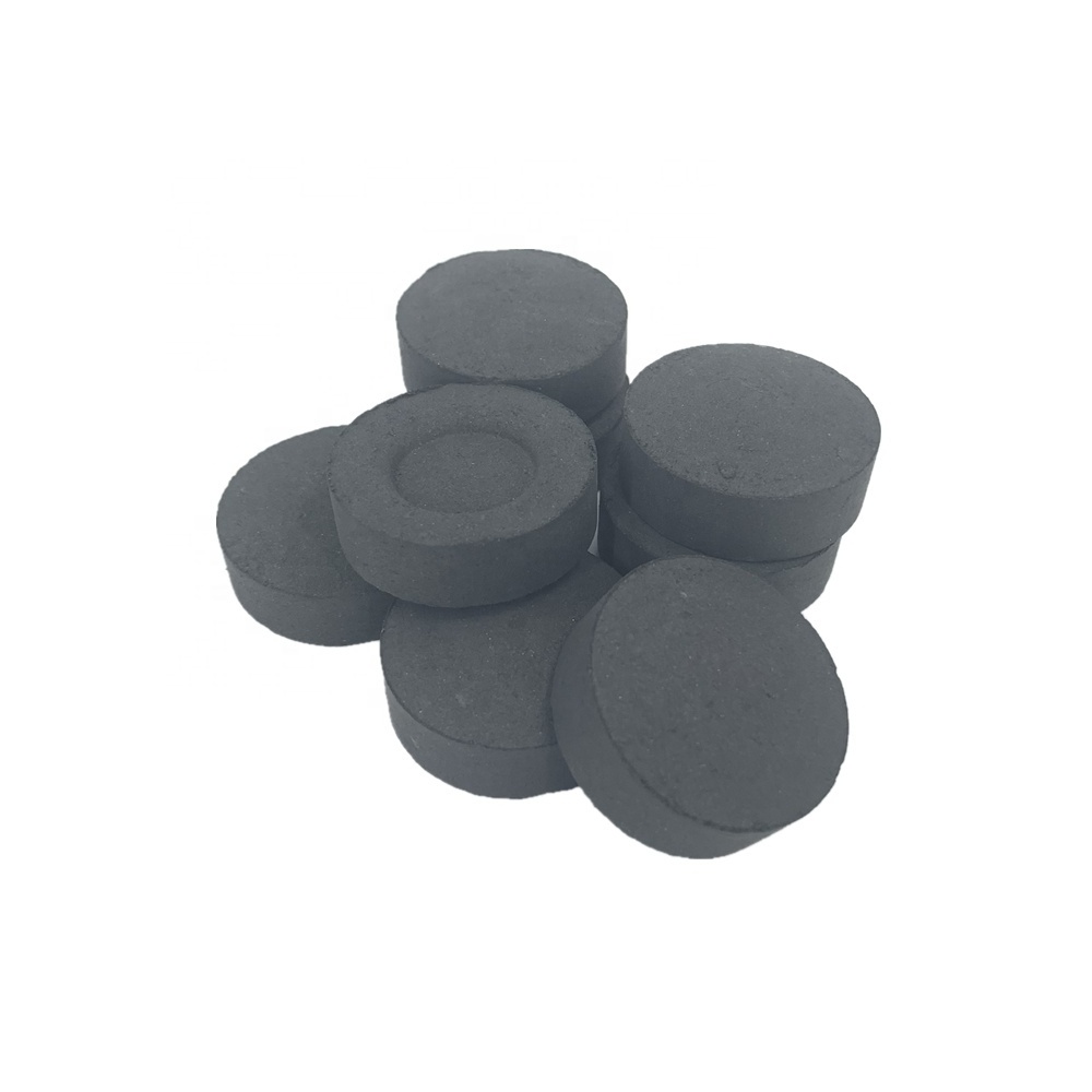 YKS 33mm fruitwood instant shisha charcoal tablets round coal for incense