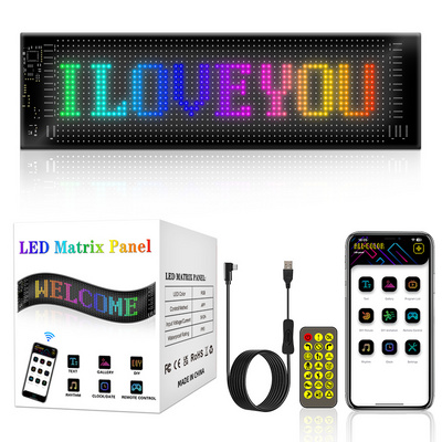 Flexible Led Panel Led Display Screen For Car Taxi Soft Screen led Displays Bluetooth App Control LED Car Sign Programmable LED