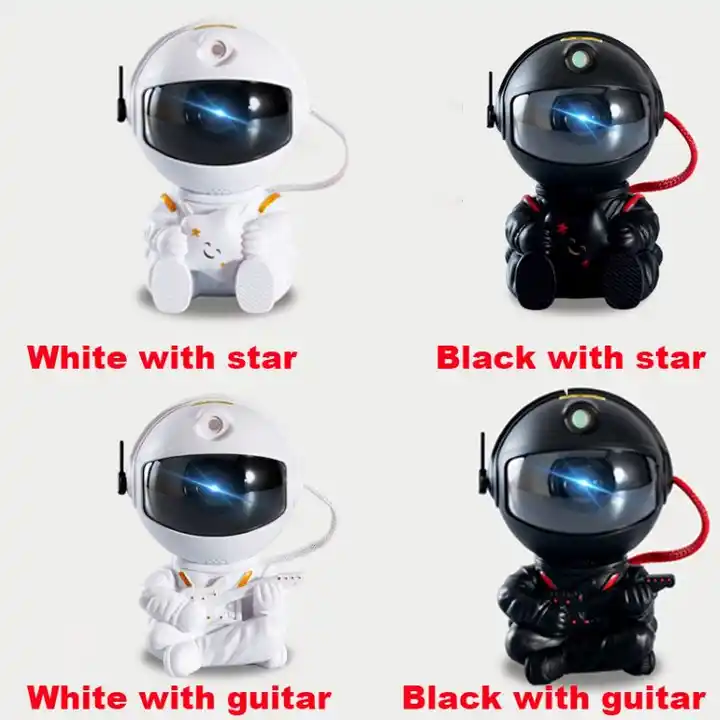 Multi-color Rotatable Astronaut Projection Lamp Ocean Wave Star Light Galaxy Projector for Bedroom