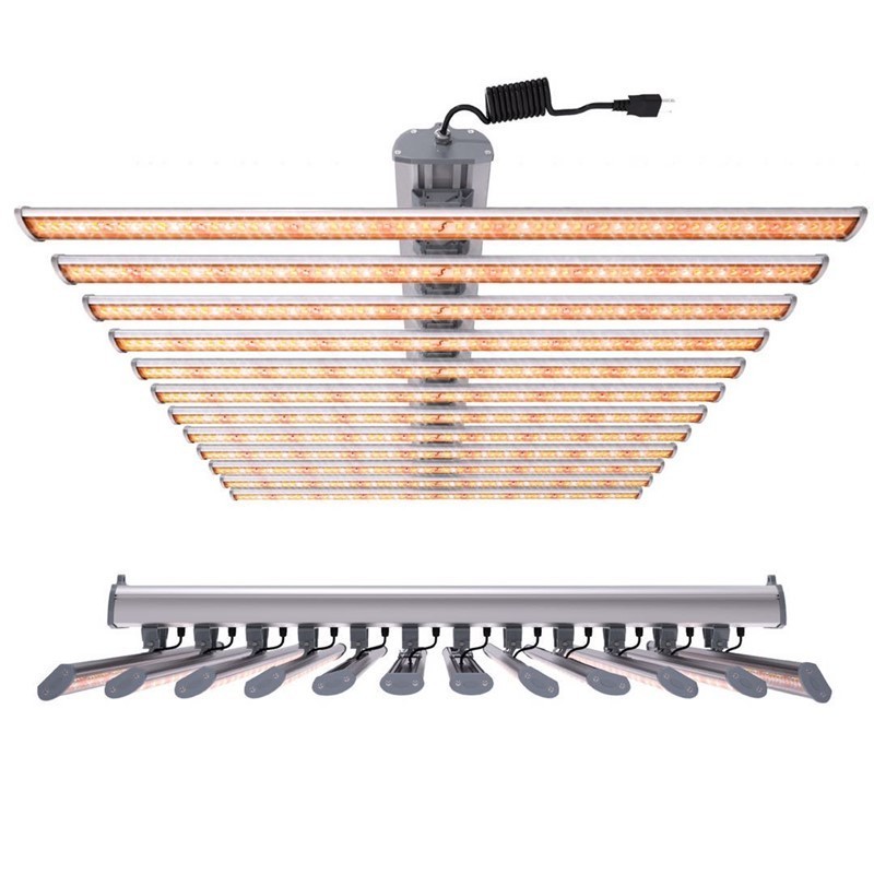 3-Year Warranty 12 Bars Horticultural Spider Farm 720W Fluence LED Grow Light for Indoor Plant