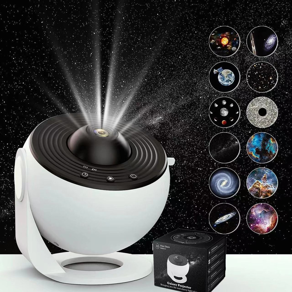 Galaxy Projector for Bedroom HD Image Star Projector Galaxy Light  13 Film Discs Planetarium Projector