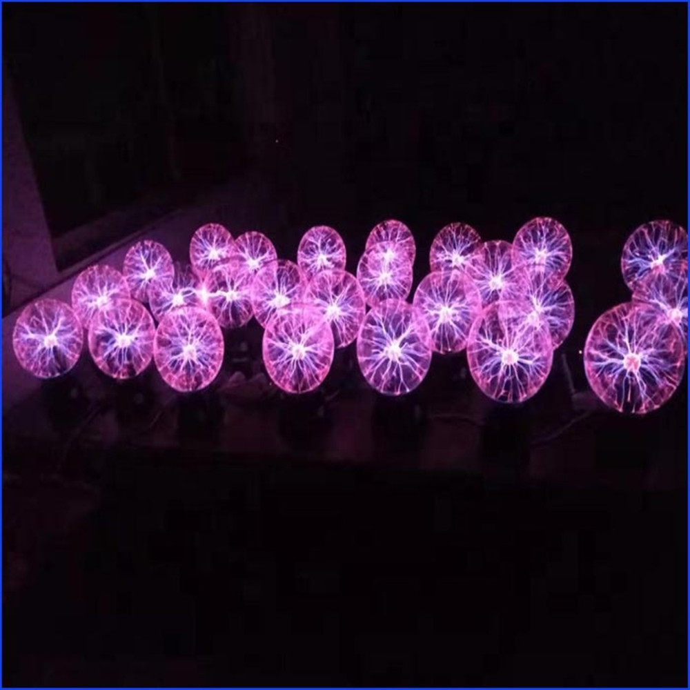 Creative Touch & Sound Sensitive Interactive Plasma Lamp Nebula Sphere Globe Glass, Plasma Ball Party Magical Ball