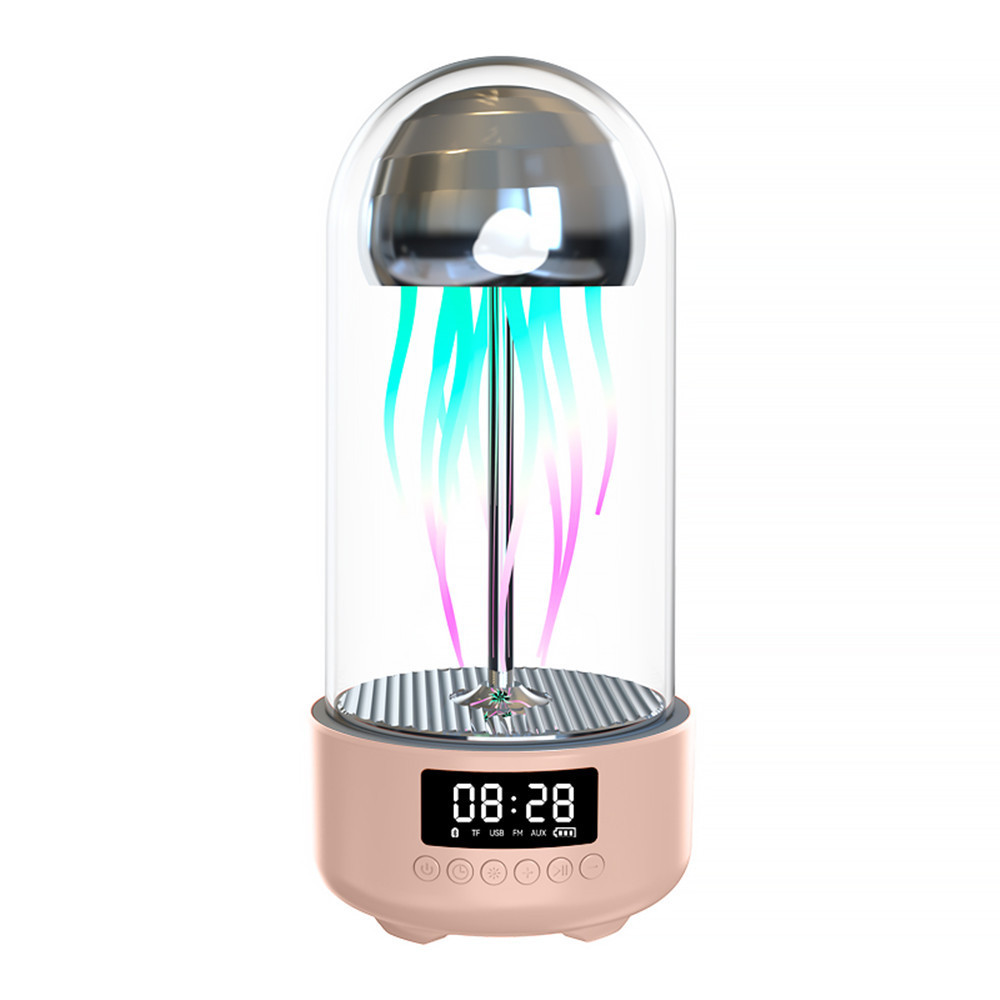 Rechargeable Jellyfish Flashing Light up Blue tooth Speaker with LED Light Fashion Speaker Wireless Night Lamp