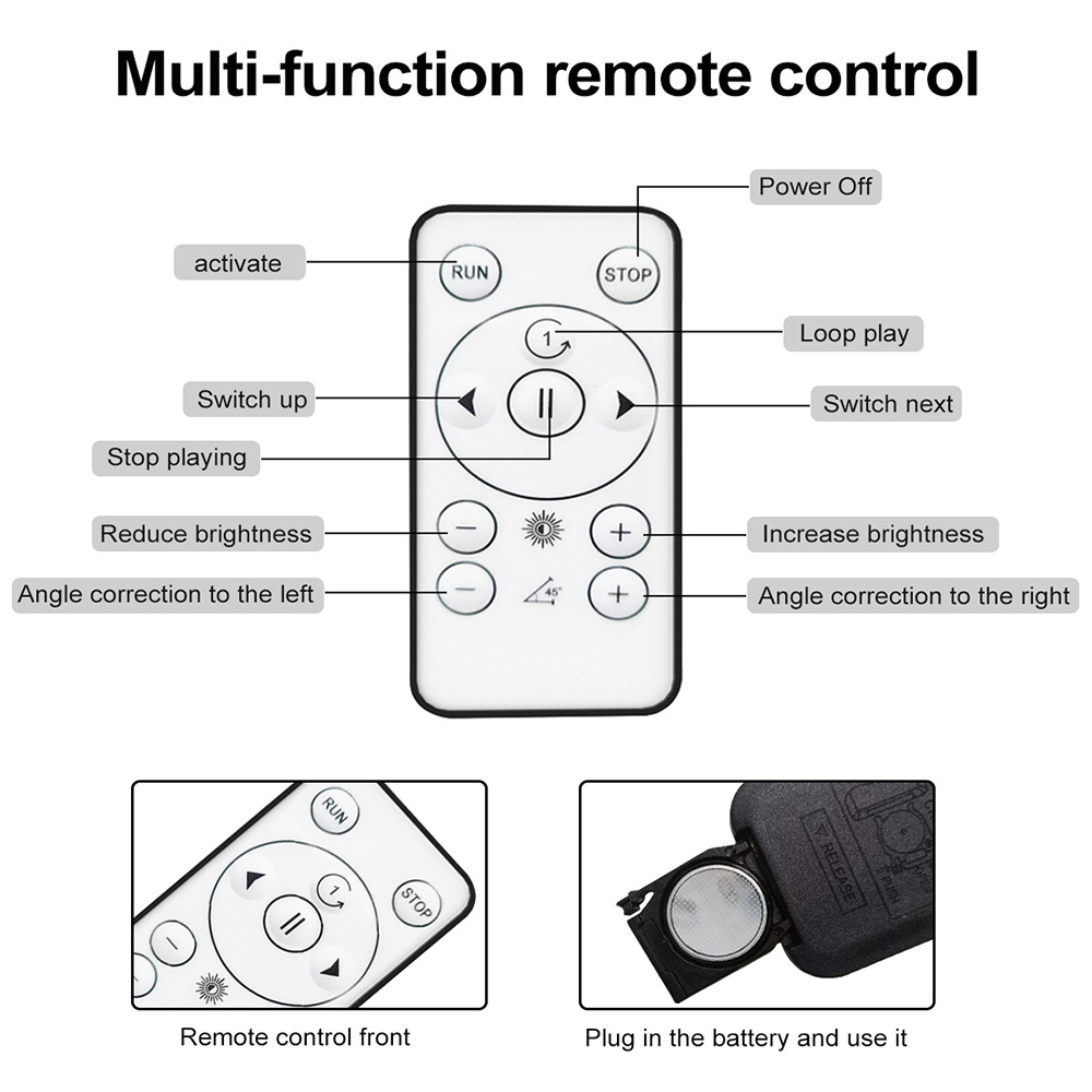 3D Hologram Fan Hologram Fan Projector Screwless Led Lights with App and WiFi  Remote Control and Bluetooth