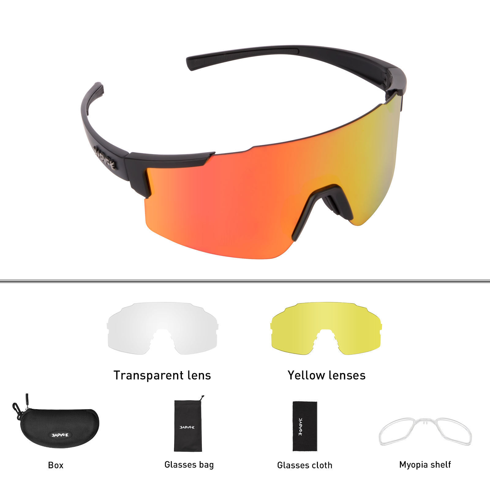 Glasses Men Road Sunglasses Sport Skiing Eyewear Outdoor Goggles Women Ski Mask MTB Snowboard Glasses