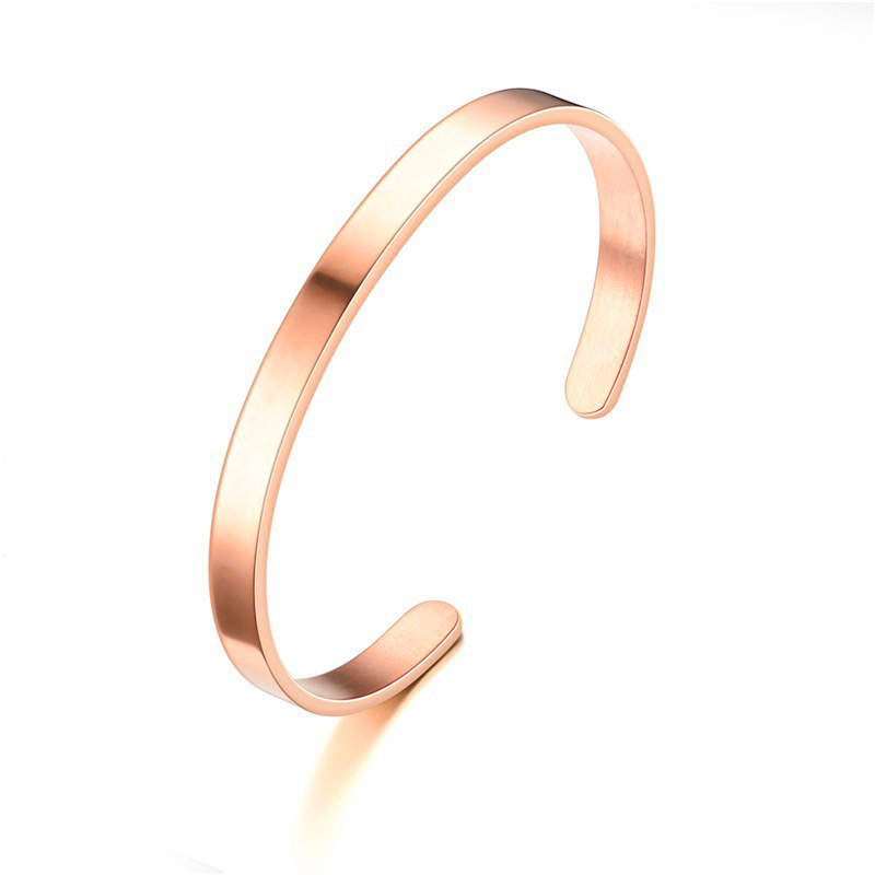 Stainless Steel Plain Cuff Bracelet Metal Cuff Bracelet Blanks High Polished Opening Blank Cuff Bangle Bracelet For Engraving