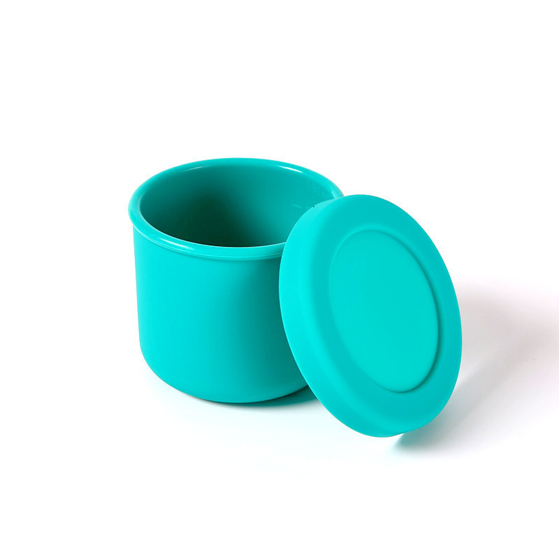 Food Safe Silicone Small Condiment Containers with Lids Reusable Silicone Baking Cups Snack Containers Sauce Cups