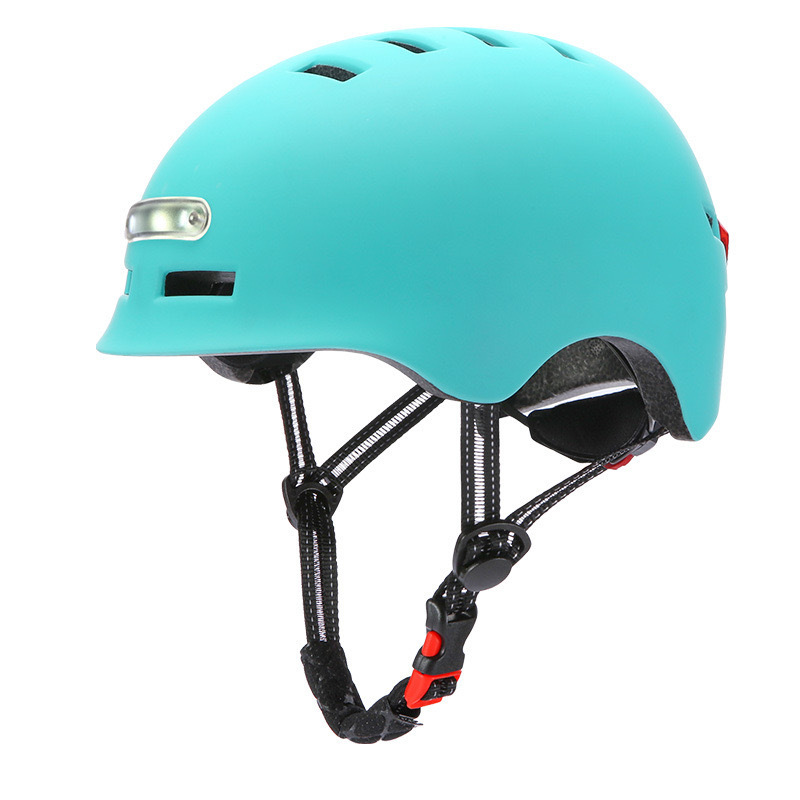 Skateboard Sports Safe Helmet  LED Light Bike Cycling Helmets For Women men