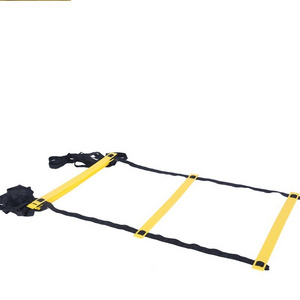 Factory Wholesale Adjustable Training Speed Agility Ladder With Black Carry Bag