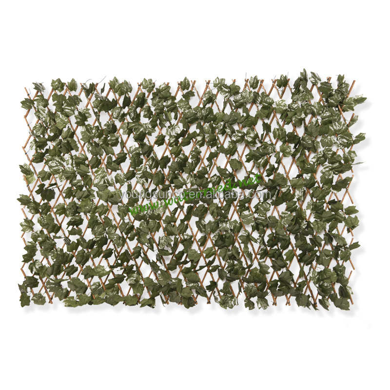 Artificial leaves green natural  expandable  garden natural willow Trellis green leaves home decoration