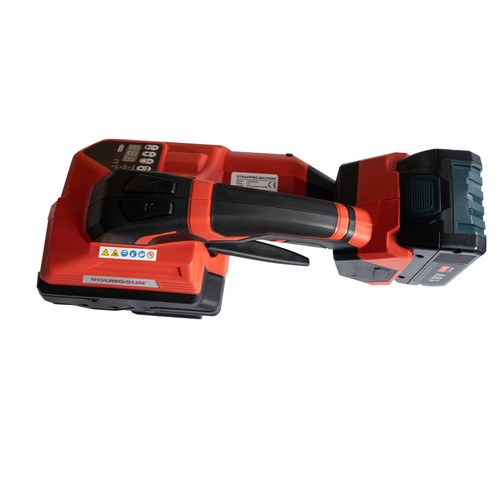 Q31-19 PET PP Handheld Electric Plastic Strapping Packing Tool Battery Powered Strapping Tool