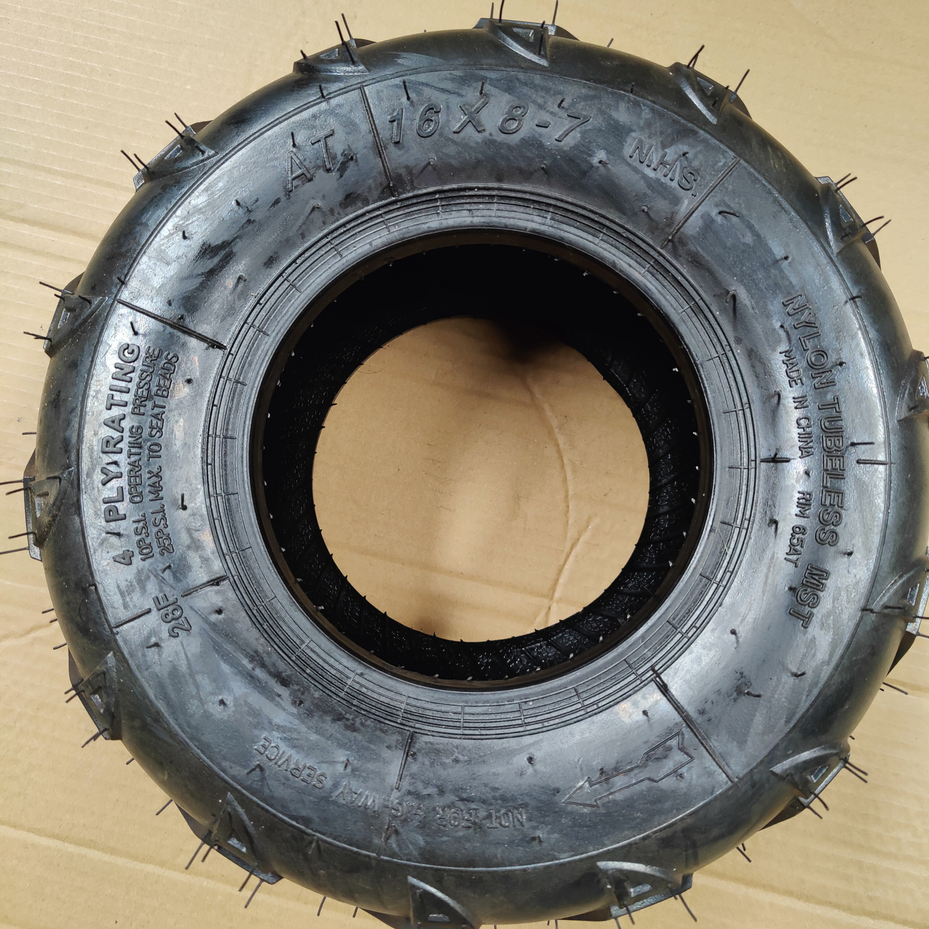 Go Kart Karting Atv Utv Buggy 16x8-7 16*8-7 Inch Wheel Tubeless Tyre Tire For Sale