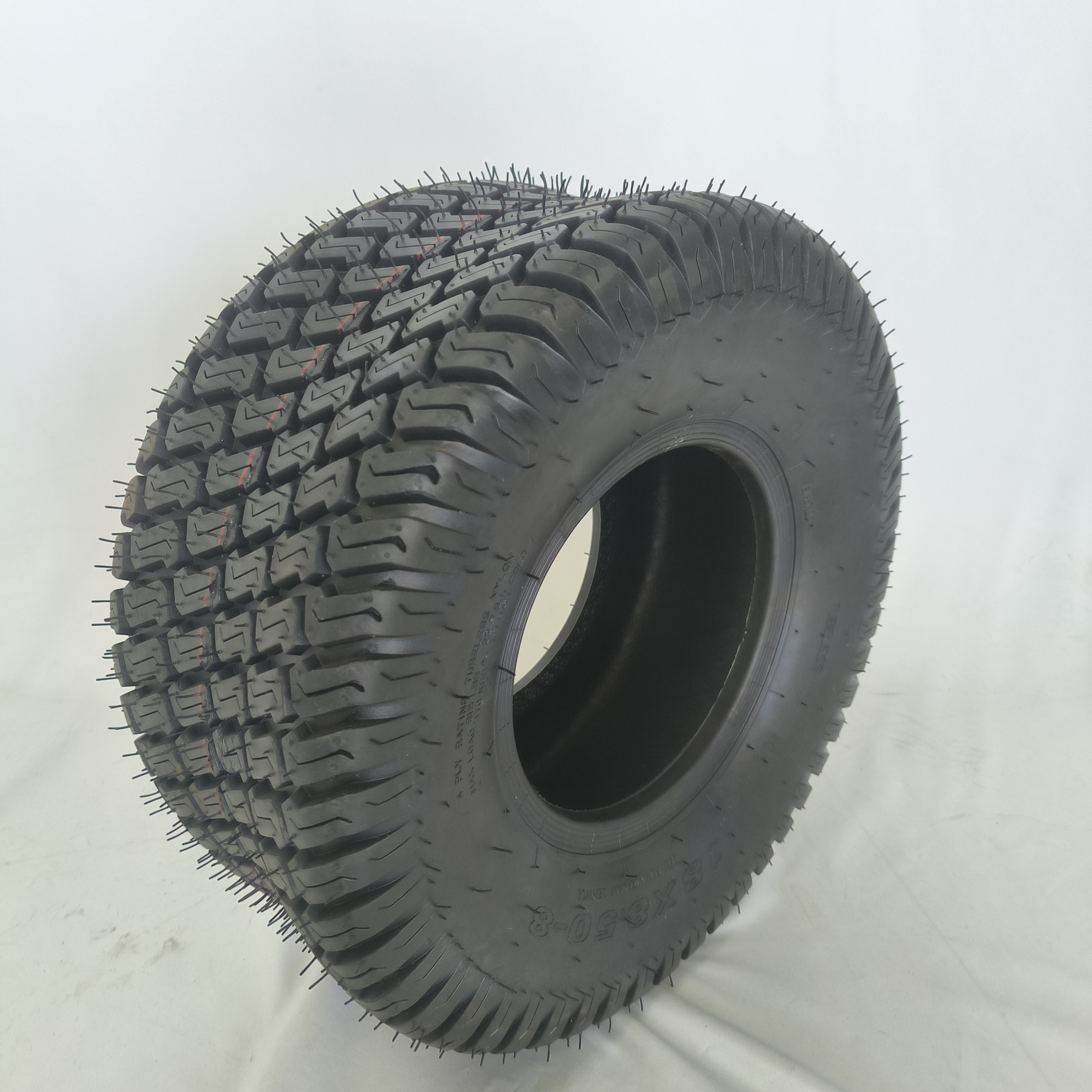 Heavy Duty Wheels And Tyres 8.50-8 Lawn Tractor Chevron Tread Golf Cart Tire And 18x8.5-8 18x8.50-8