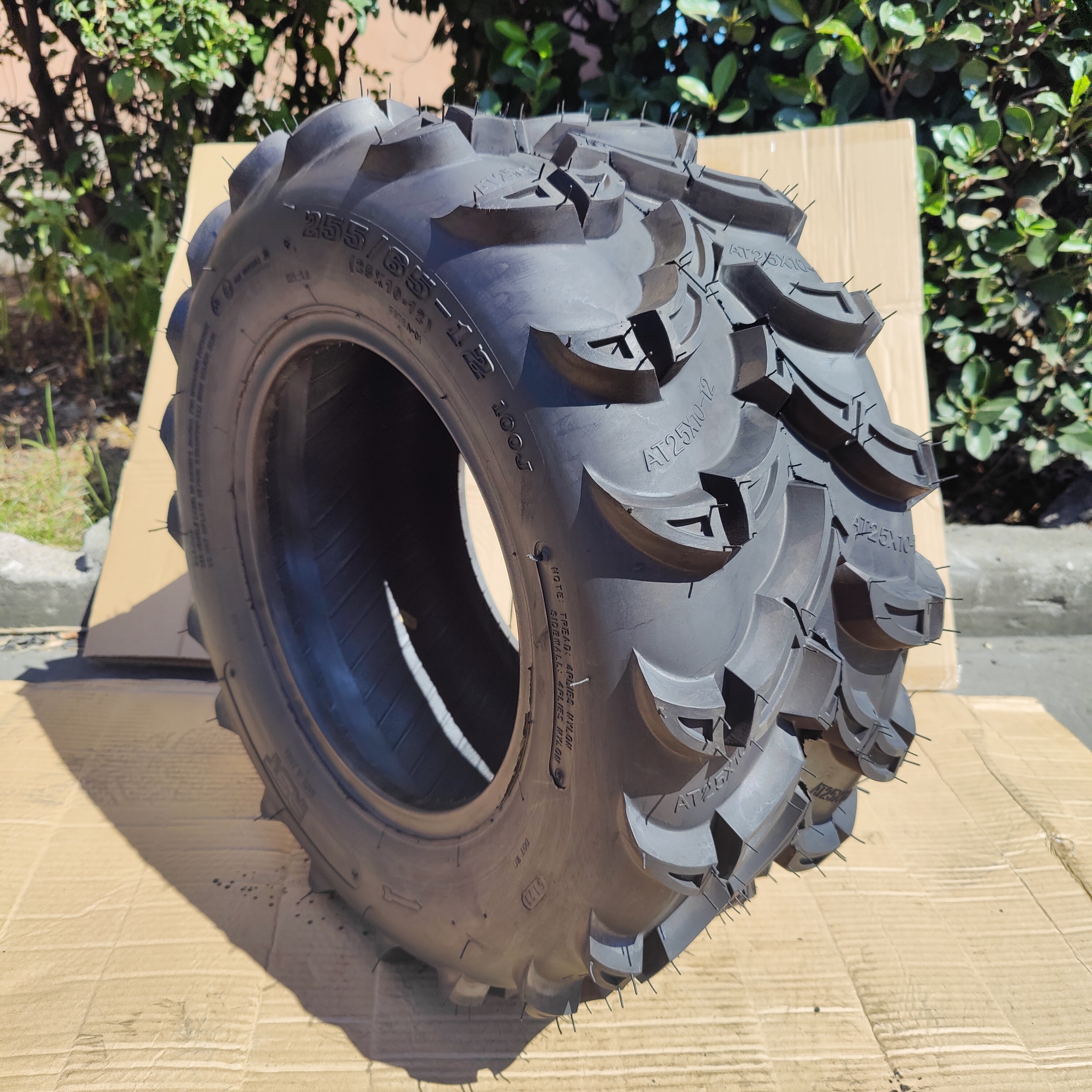 ATV UTV Front Rear Tires 25x10-12 25x10x12  Mud ATV Wheels And Tires Sport All Terrain Tubeless Tires Sand