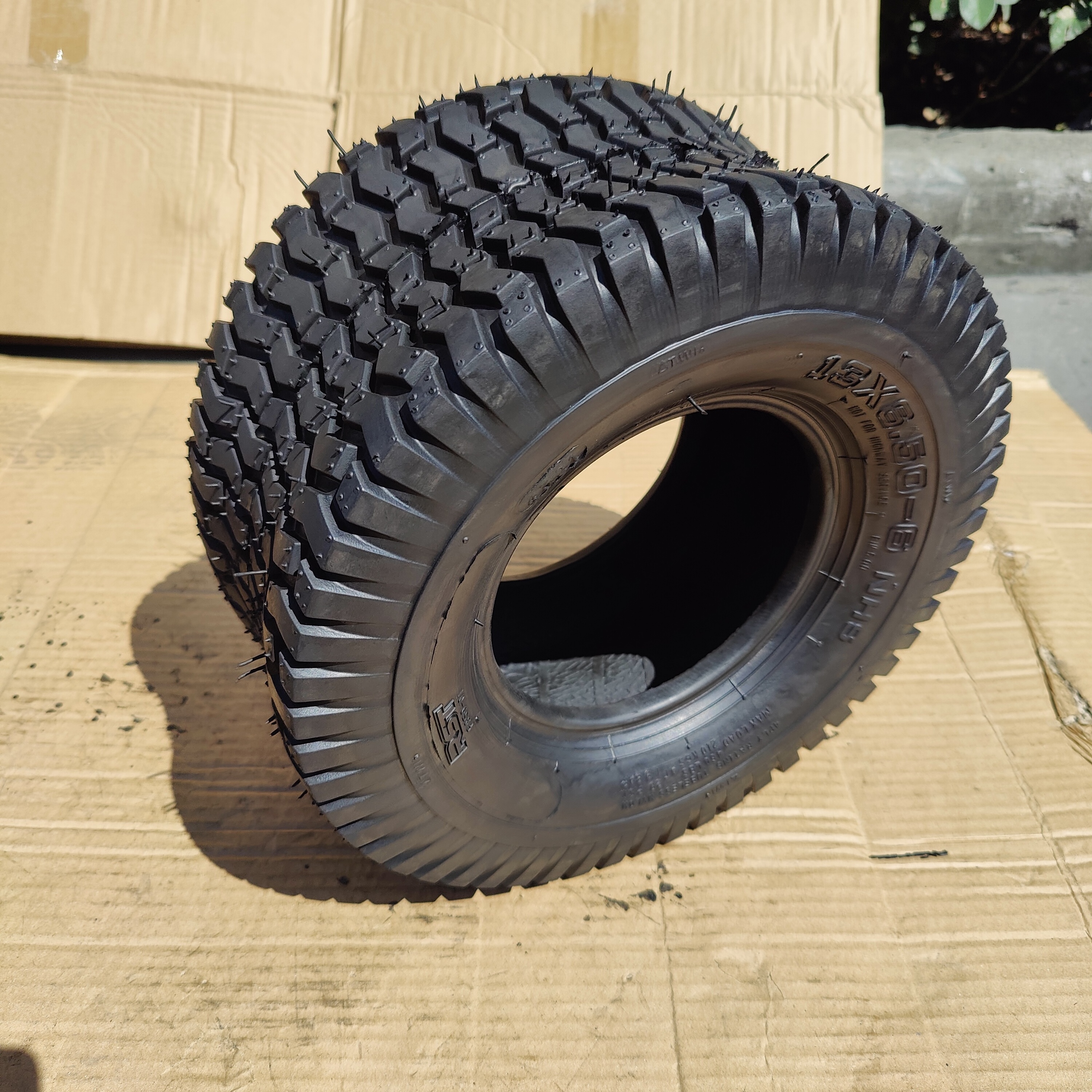 13x6.50 -6 Lawn Mower TireTubeless 460lbs Capacity ATV trailer tire for sale using for Golf car