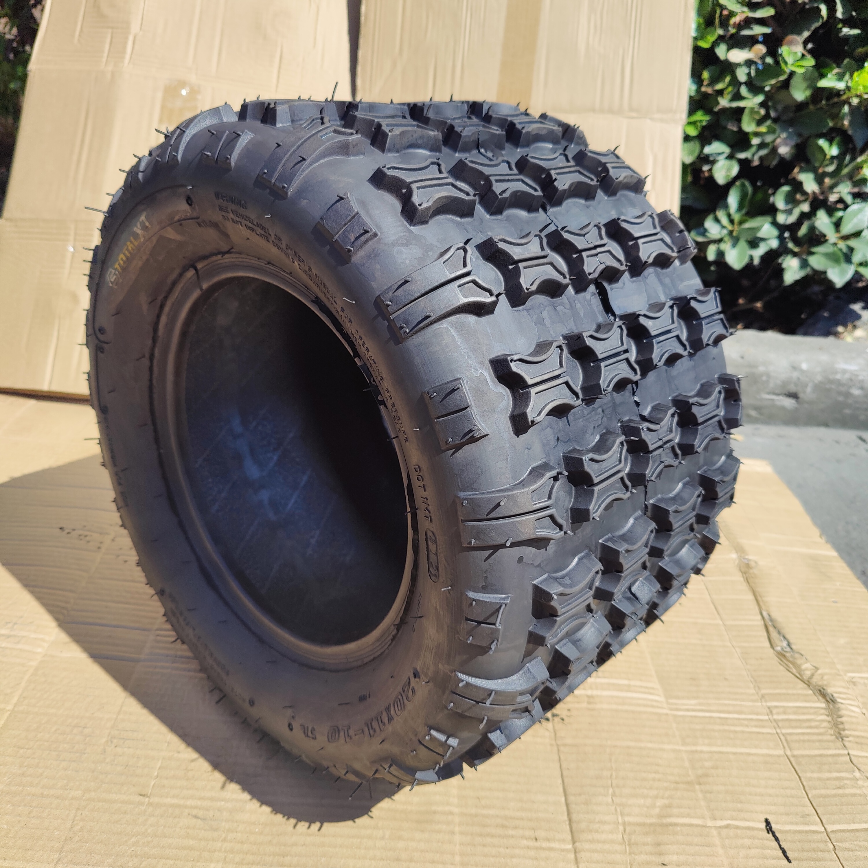 20x11-10 ATV UTV Tires Tubeless Wheel Durable Powerful Smooth Rolling Design Golf Cart Wheel