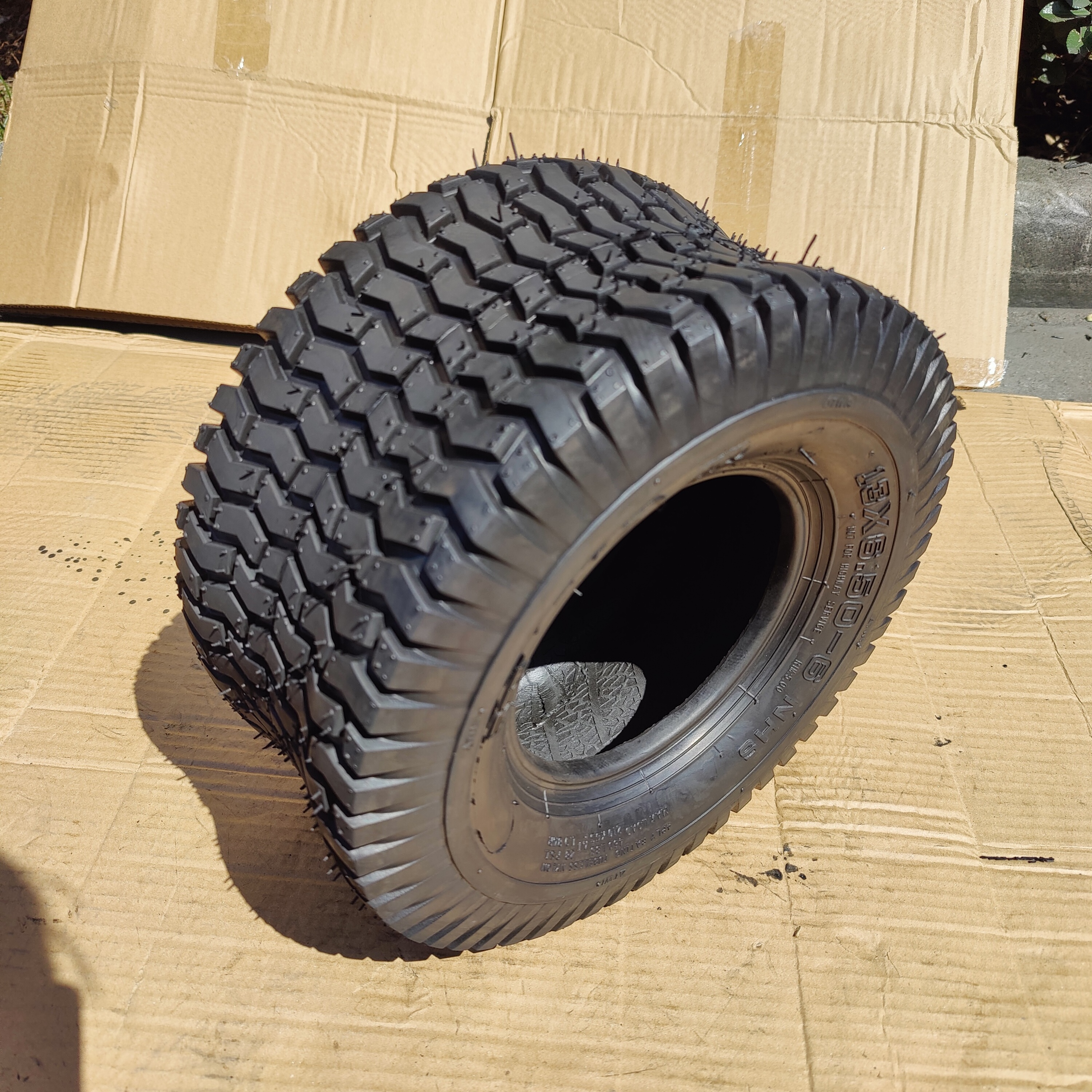 13x6.50 -6 Lawn Mower TireTubeless 460lbs Capacity ATV trailer tire for sale using for Golf car