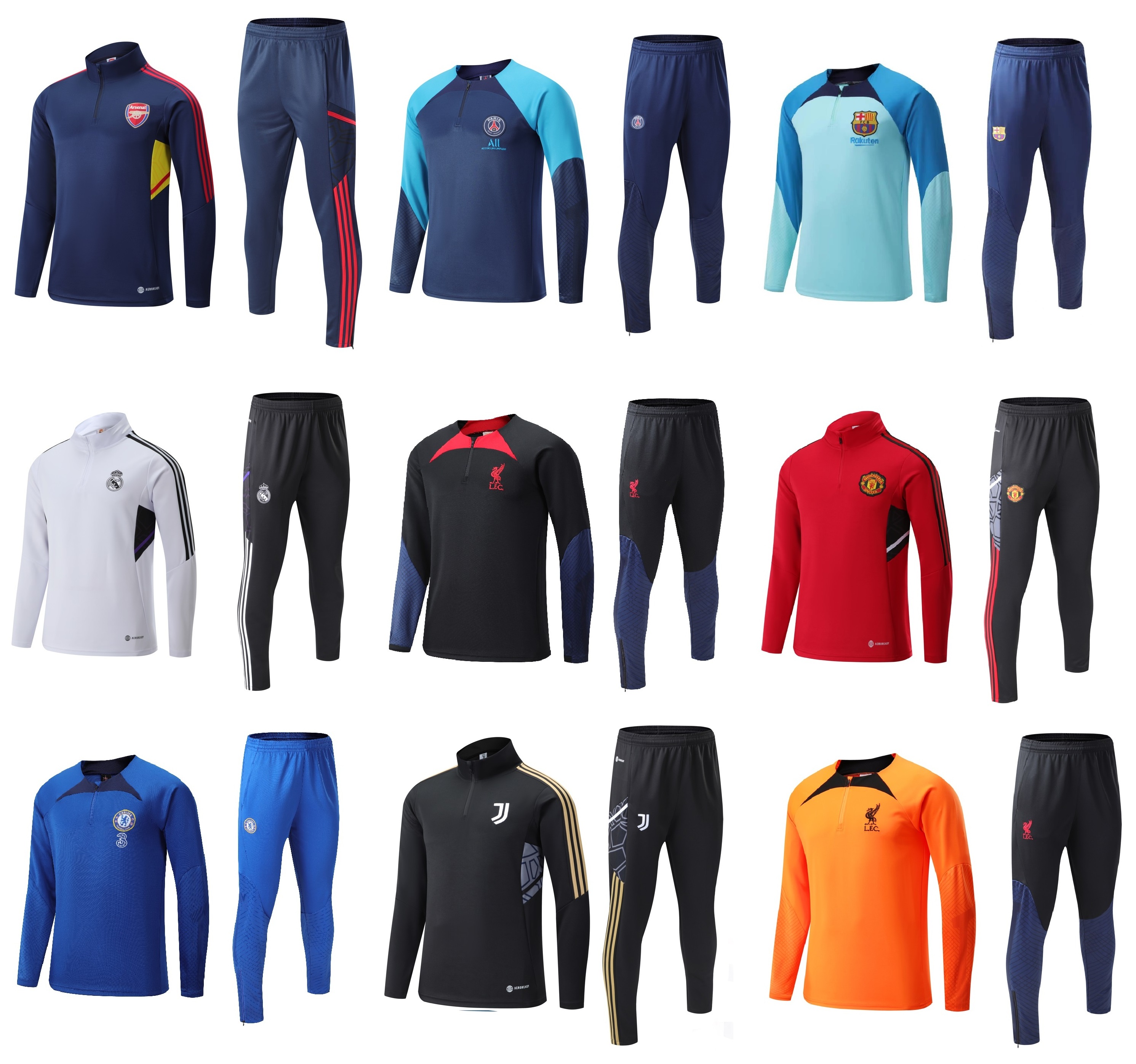 2023 custom OEM soccer jacket,soccer tracksuit,training top