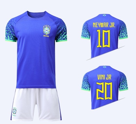 2023 Neymar Brazil Soccer Jersey Camiseta de futbol maillot de football kids