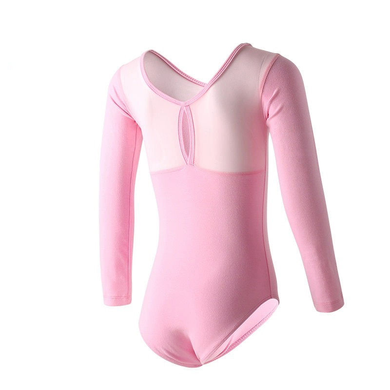 new design high quality Wholesale  long sleeve leotard girls leotard Training Dance wear Dance leotards