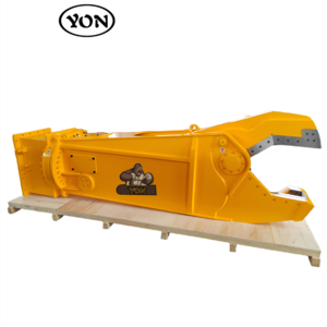 demolition construction project used 360 degree rotating hydraulic metal shear for 20-50 ton excavator