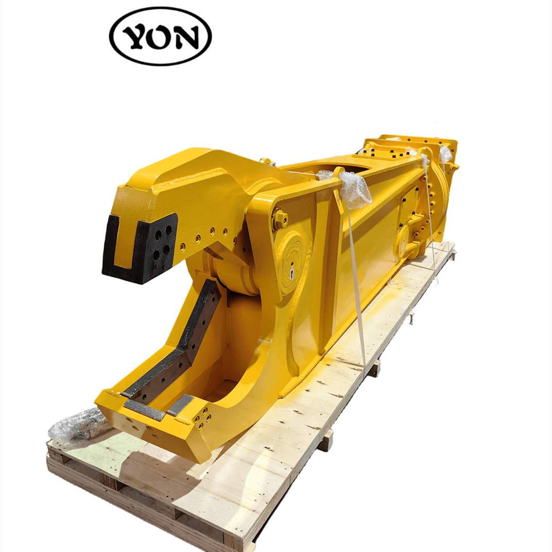 demolition construction project used 360 degree rotating hydraulic metal shear for 20-50 ton excavator