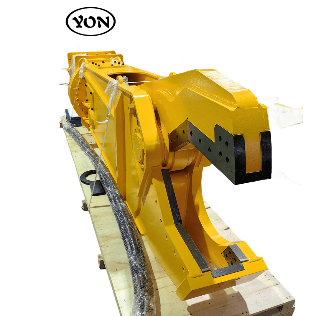 demolition construction project used 360 degree rotating hydraulic metal shear for 20-50 ton excavator