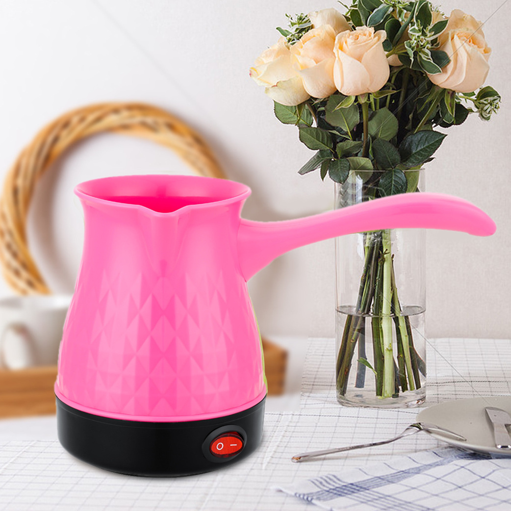 2022 new Turkish colorful body mini electric coffee maker white pink electric kettles