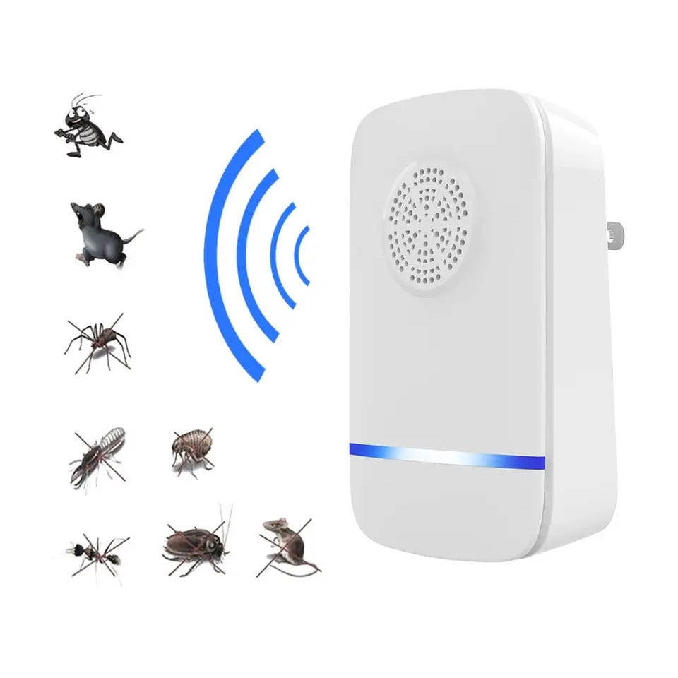 Ultrasonic Pest Repeller Indoor Pest Control Electric Fly Mosquito Insect Repellent Device 220v ABS Electronic Mosquito Swatter