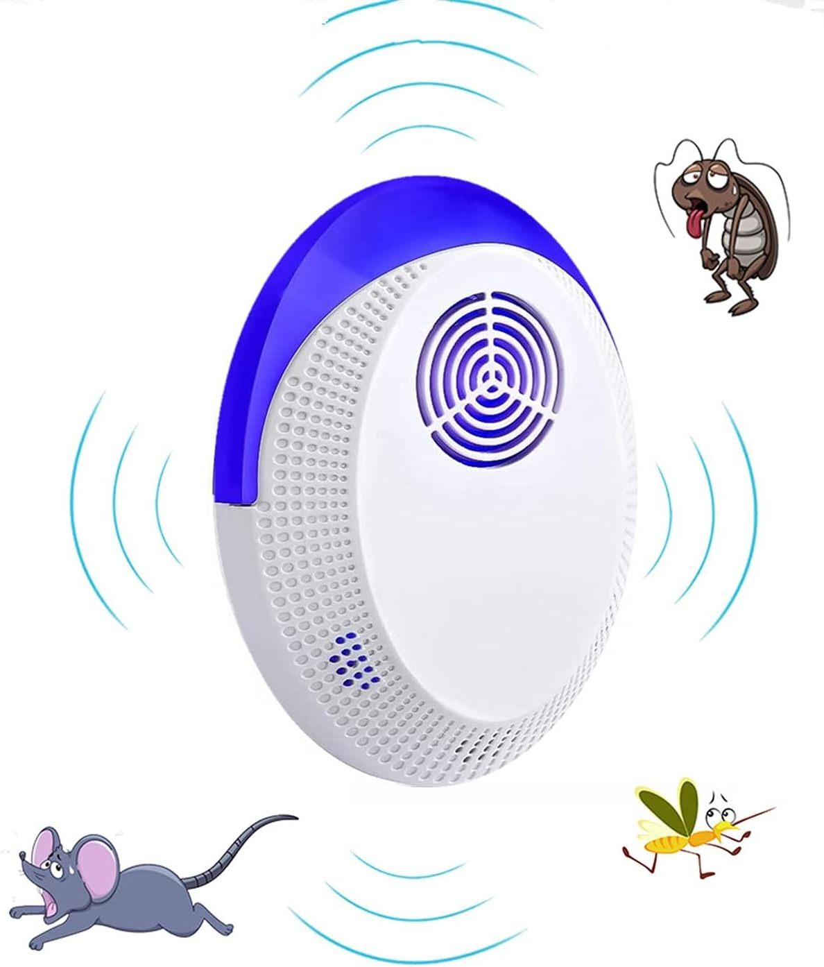 2024 Hot sale plug in multifunction ultrasonic pest repellent electric insect repellent indoor anti mosquito for home use