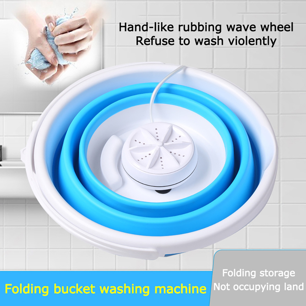 Electric Foldable Portable Mini Washing Machine for Underwear,Socks,Baby Clothes,Towels