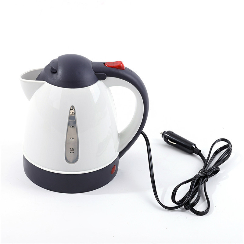 High Quality Mini Solar Kettle Electric Kettle 1L Battery Portable Stainless Steel 12v Car Travel 12 Mechanical OEM 400 12v /24V