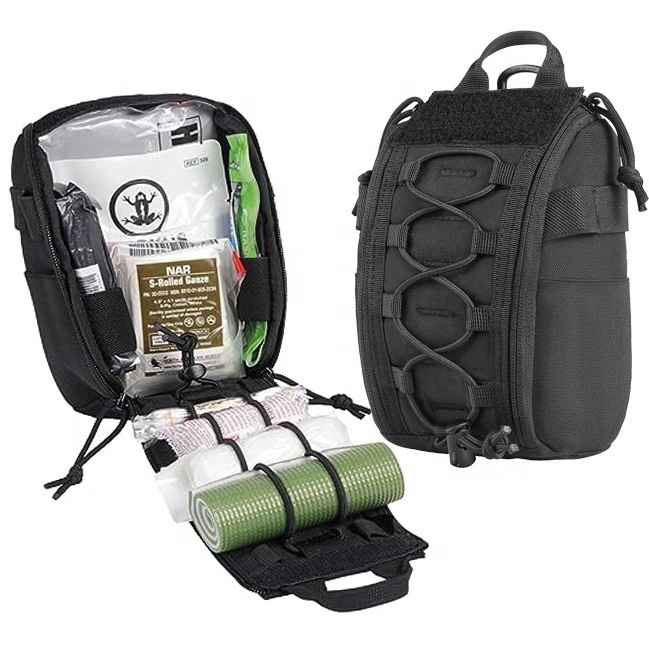 Factory Selling Emergency IFAK First Aid Kit Custom OEM&ODM Molle Pouch Trauma Tactical First Aid Kit With Tourniquet