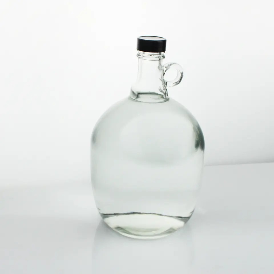 250 ML 500 ML 1L Glass Maple Syrup Containers Gallon Jugs with Tiny Handle