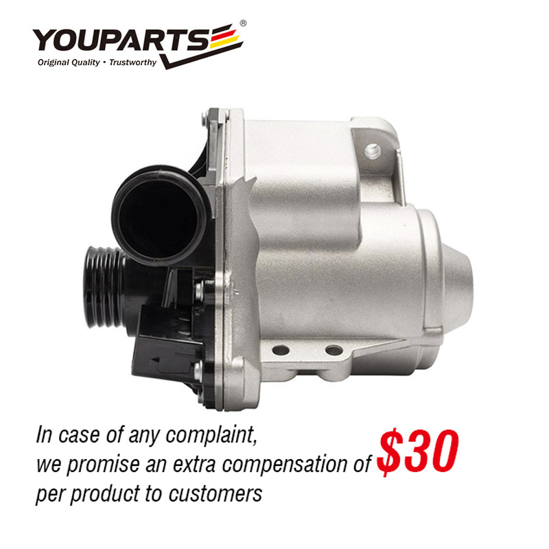 Youparts 11517632426 Auto Car 2008 X3 X5 N55 E70 F15 F16 F10 F12 F01 Electric Electr Water Pump for Bmw Metal 12V TT 1PCS CN;ZHE