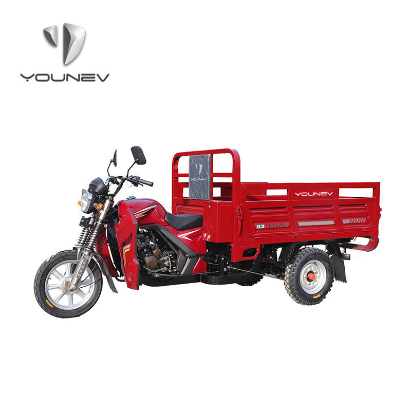 YOUNEV 111 - 150cc Motor Tricycle Air Cooled Engine 12V Cargo Motorized Trikes 3 Wheel Motorcycle