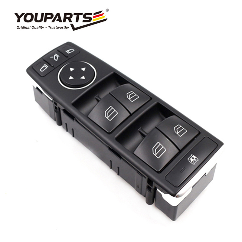 YOUPARTS 669054300 2929054900 1669054400 Auto rocker Power Window  door Lifter start stop  switch 24v  For Mercedes