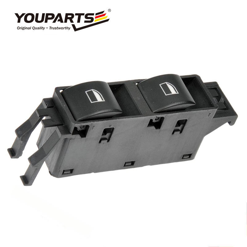 YOUPARTS OEM 61316902179 front door glass passenger lift car power window 8 way electric seat switch For Bmw E46 3 Series